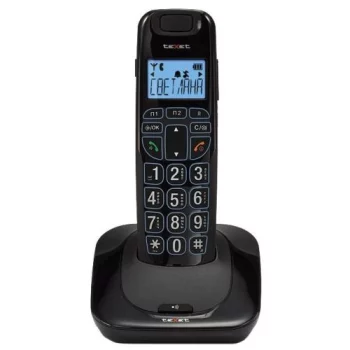 Телефон беспроводной DECT Texet(TX-D7505A black чёрный)